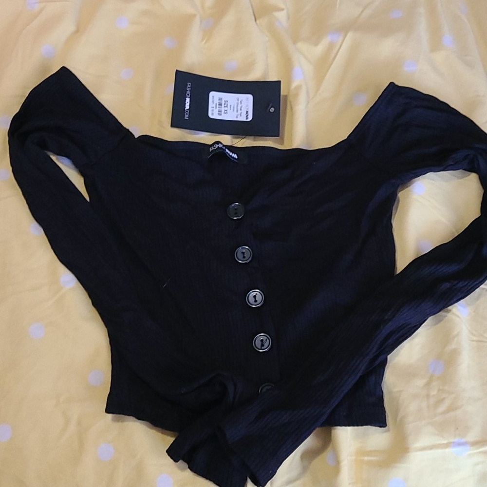 Off the shoulder crop top